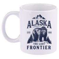 Alaska T The Last Frontier Bear Home Gifts 11oz C Handle Ceramic Mug