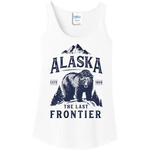 Alaska T The Last Frontier Bear Home Gifts Ladies Essential Tank