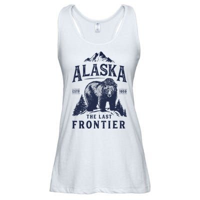 Alaska T The Last Frontier Bear Home Gifts Ladies Essential Flowy Tank