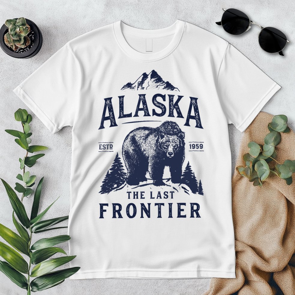 Alaska T The Last Frontier Bear Home Gifts Premium T-Shirt