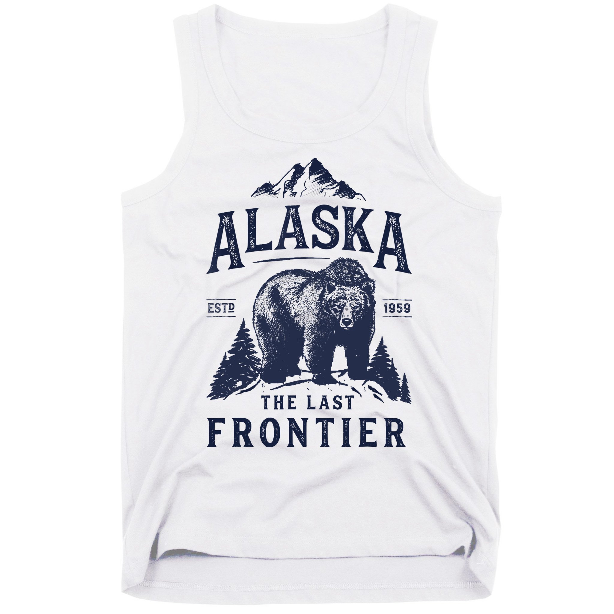 Alaska T The Last Frontier Bear Home Gifts Tank Top