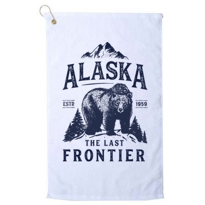 Alaska T The Last Frontier Bear Home Gifts Golf Towel