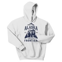 Alaska T The Last Frontier Bear Home Gifts Kids Hoodie