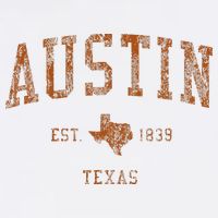 Austin Texas Tx Vintage Athletic Sports Baby Bodysuit