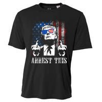 Arrest This Trump 2024 Us American Flag Cooling Performance Crew T-Shirt