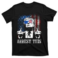 Arrest This Trump 2024 Us American Flag T-Shirt