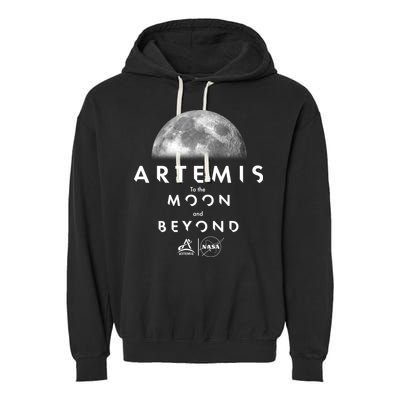 Artemis To The Moon And Beyond Garment-Dyed Fleece Hoodie
