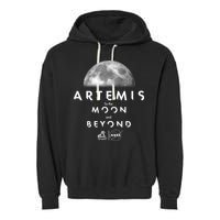 Artemis To The Moon And Beyond Garment-Dyed Fleece Hoodie