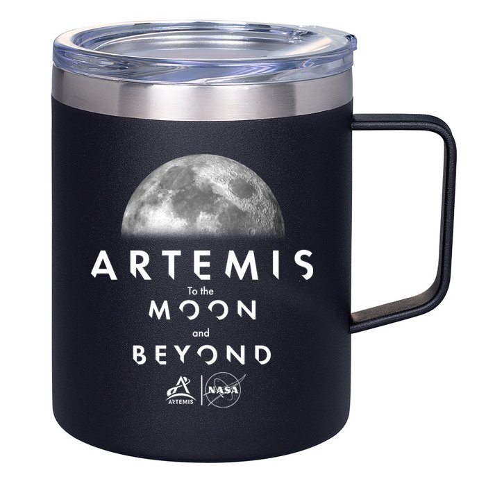 Artemis To The Moon And Beyond 12oz Stainless Steel Coffee Mug