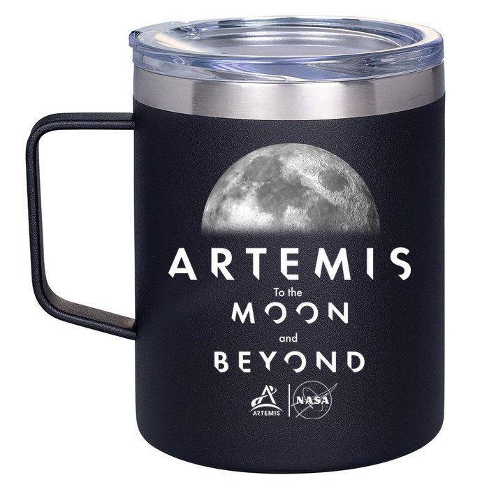 Artemis To The Moon And Beyond 12oz Stainless Steel Coffee Mug