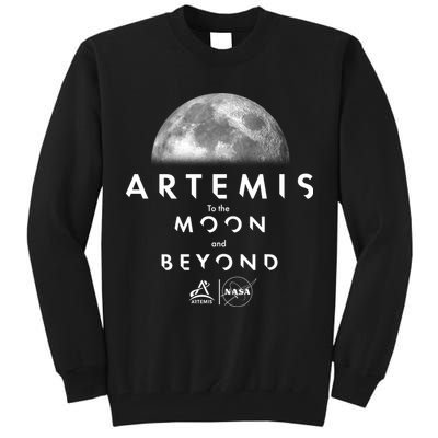 Artemis To The Moon And Beyond Tall Sweatshirt