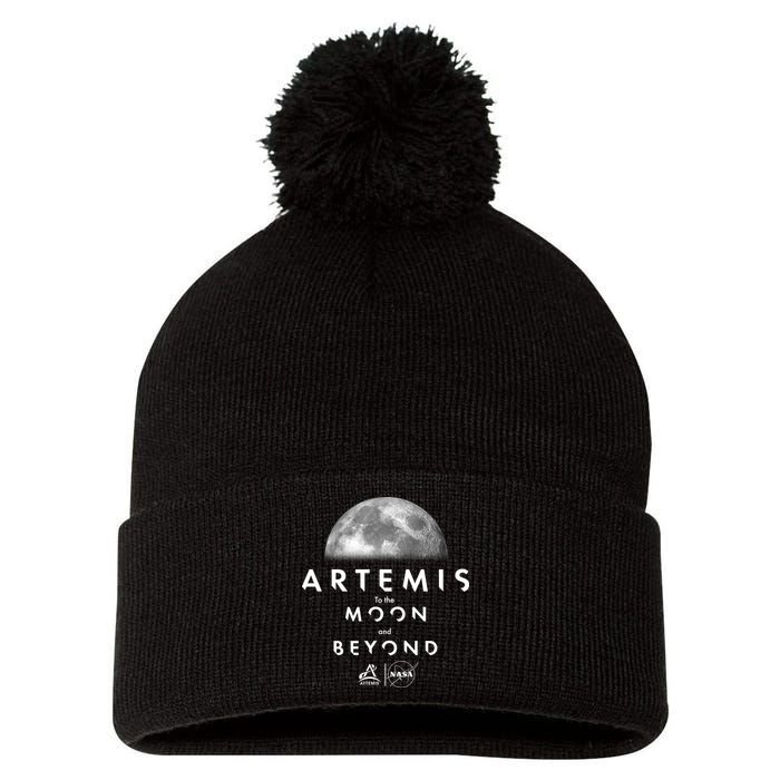 Artemis To The Moon And Beyond Pom Pom 12in Knit Beanie