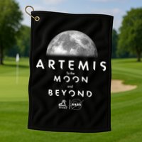 Artemis To The Moon And Beyond Golf Towel