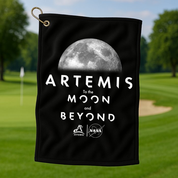 Artemis To The Moon And Beyond Golf Towel