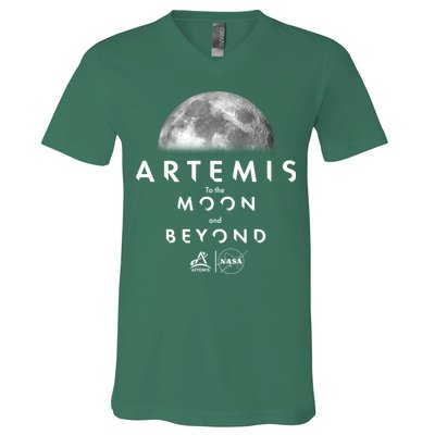 Artemis To The Moon And Beyond V-Neck T-Shirt