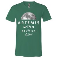 Artemis To The Moon And Beyond V-Neck T-Shirt