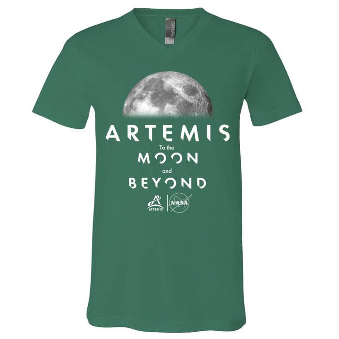 Artemis To The Moon And Beyond V-Neck T-Shirt
