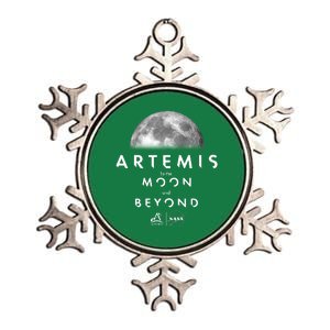 Artemis To The Moon And Beyond Metallic Star Ornament