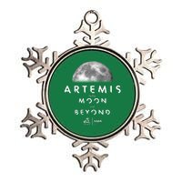 Artemis To The Moon And Beyond Metallic Star Ornament