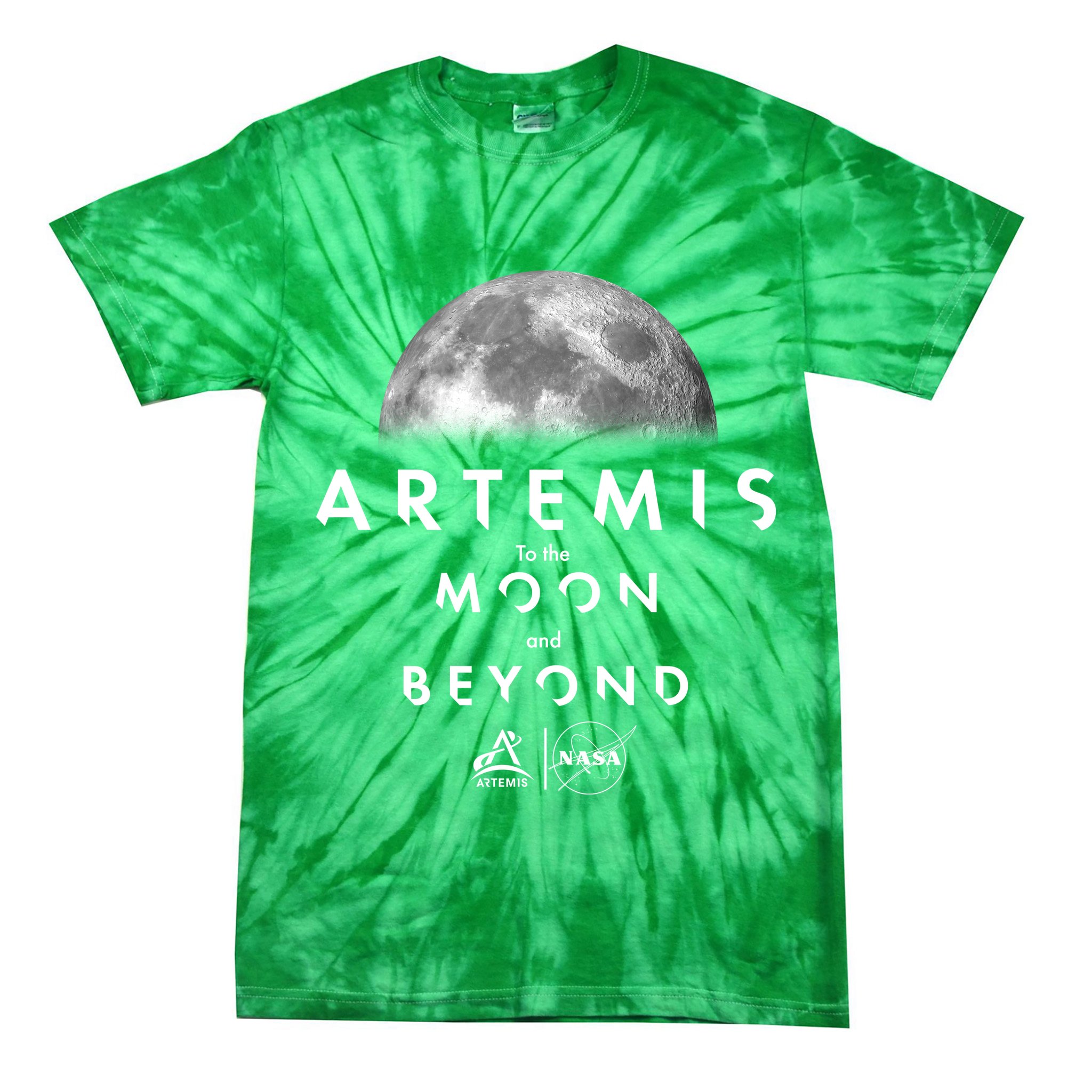 Artemis To The Moon And Beyond Tie-Dye T-Shirt