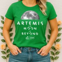 Artemis To The Moon And Beyond Womens T-Shirt
