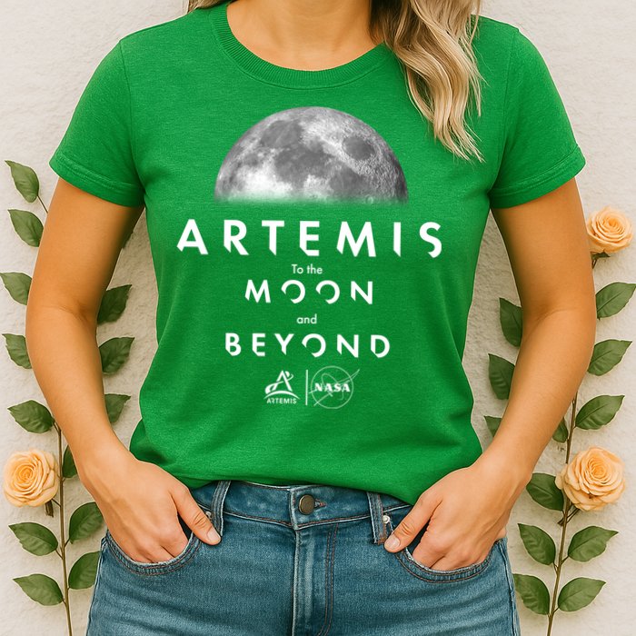 Artemis To The Moon And Beyond Womens T-Shirt