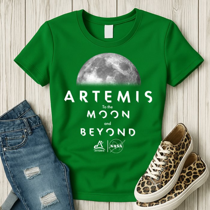 Artemis To The Moon And Beyond Womens T-Shirt