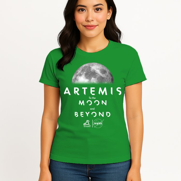 Artemis To The Moon And Beyond Womens T-Shirt