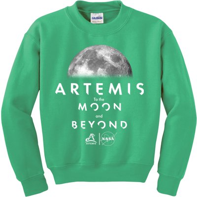 Artemis To The Moon And Beyond Kids Sweatshirt