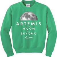 Artemis To The Moon And Beyond Kids Sweatshirt