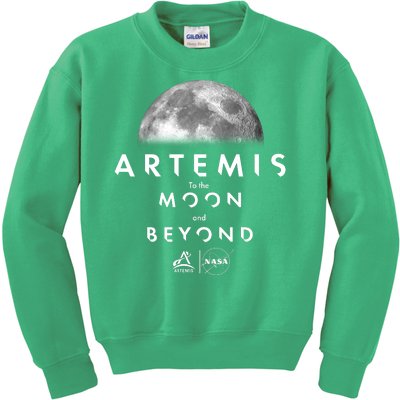 Artemis To The Moon And Beyond Kids Sweatshirt