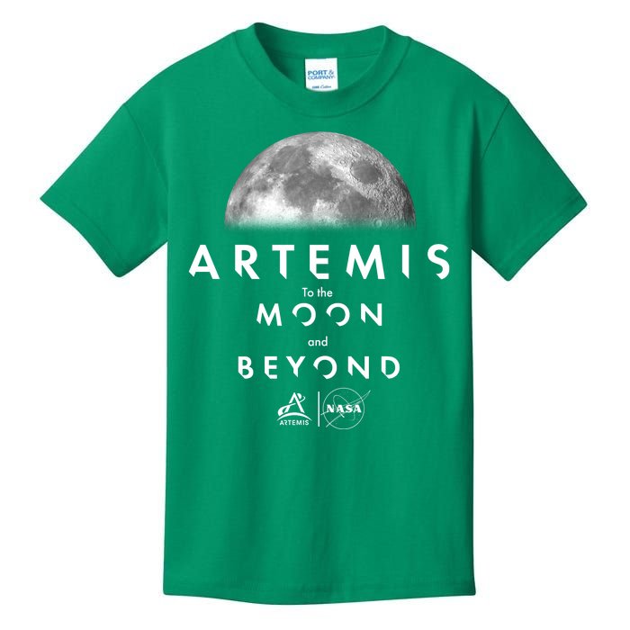 Artemis To The Moon And Beyond Kids T-Shirt