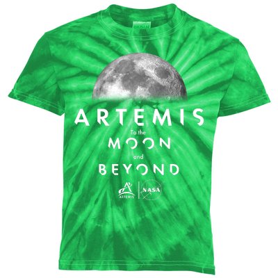 Artemis To The Moon And Beyond Kids Tie-Dye T-Shirt