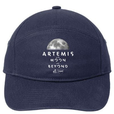 Artemis To The Moon And Beyond 7-Panel Snapback Hat