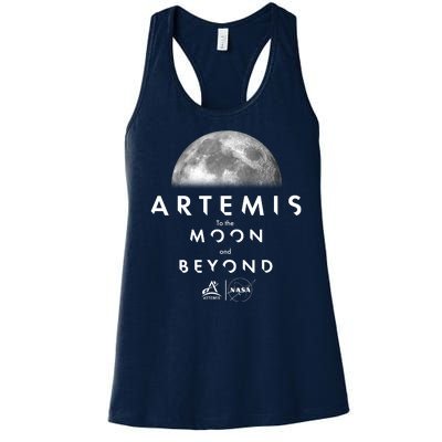 Artemis To The Moon And Beyond Women's Racerback Tank