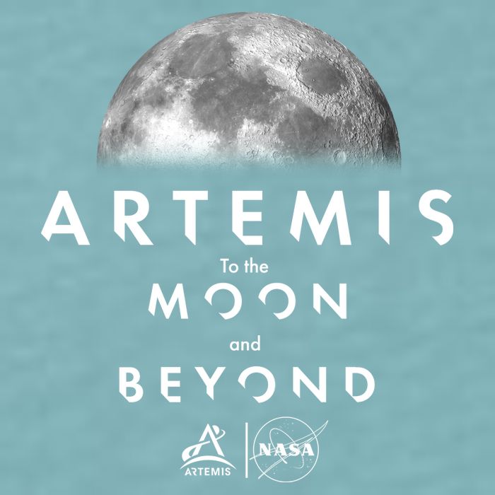 Artemis To The Moon And Beyond Sueded Cloud Jersey T-Shirt