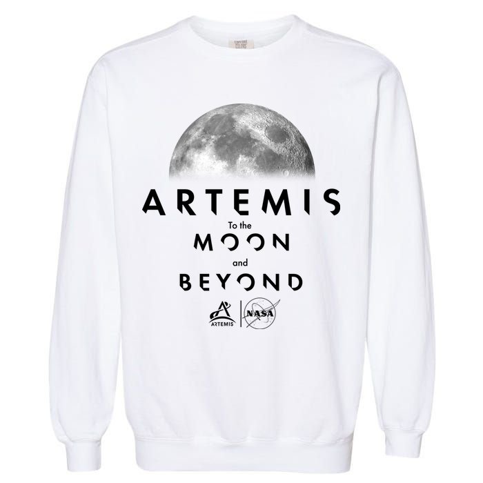 Artemis To The Moon And Beyond Garment-Dyed Sweatshirt