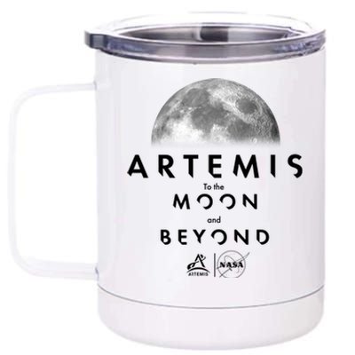 Artemis To The Moon And Beyond 12 oz Stainless Steel Tumbler Cup