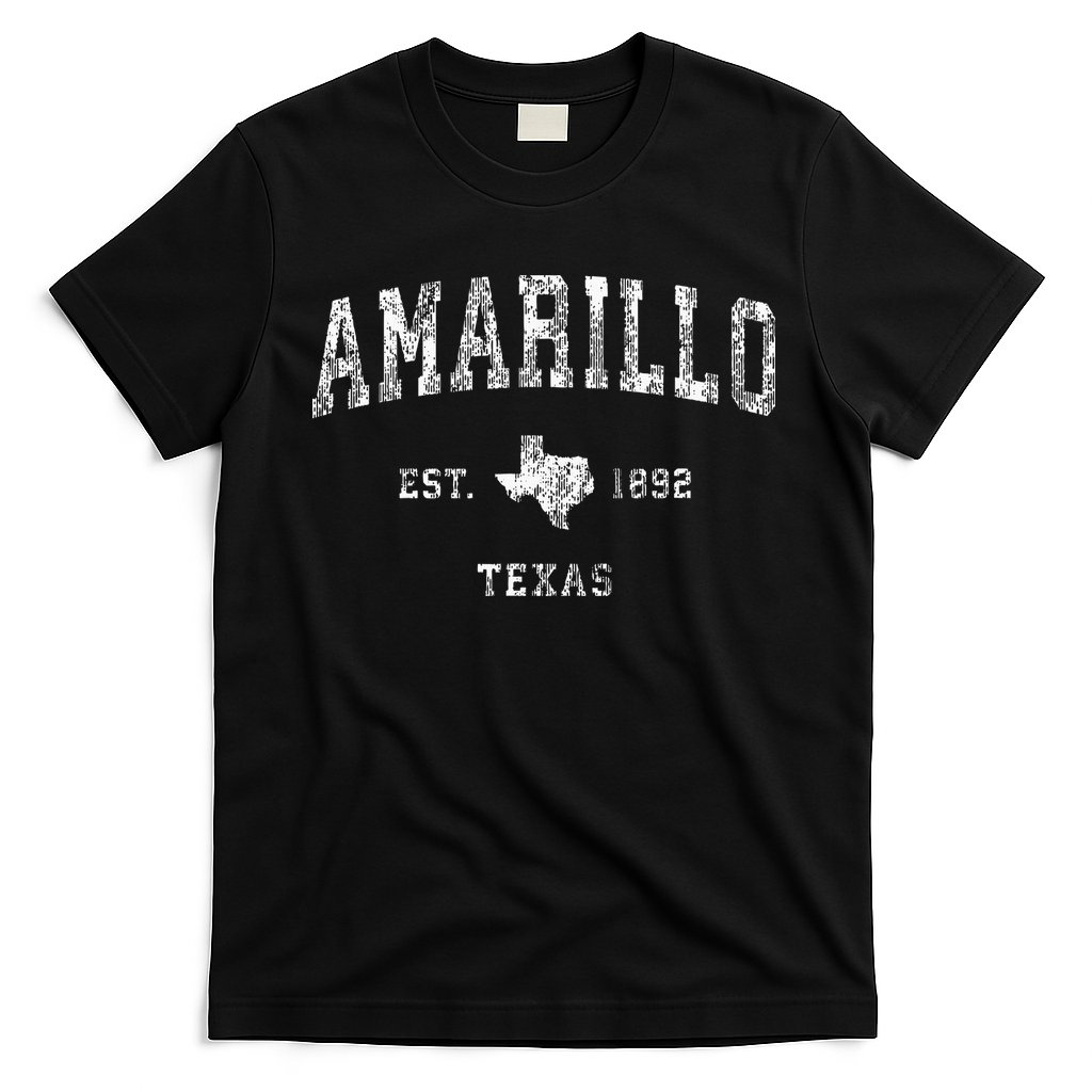Amarillo Texas Tx Vintage Athletic Sports Design T-Shirt