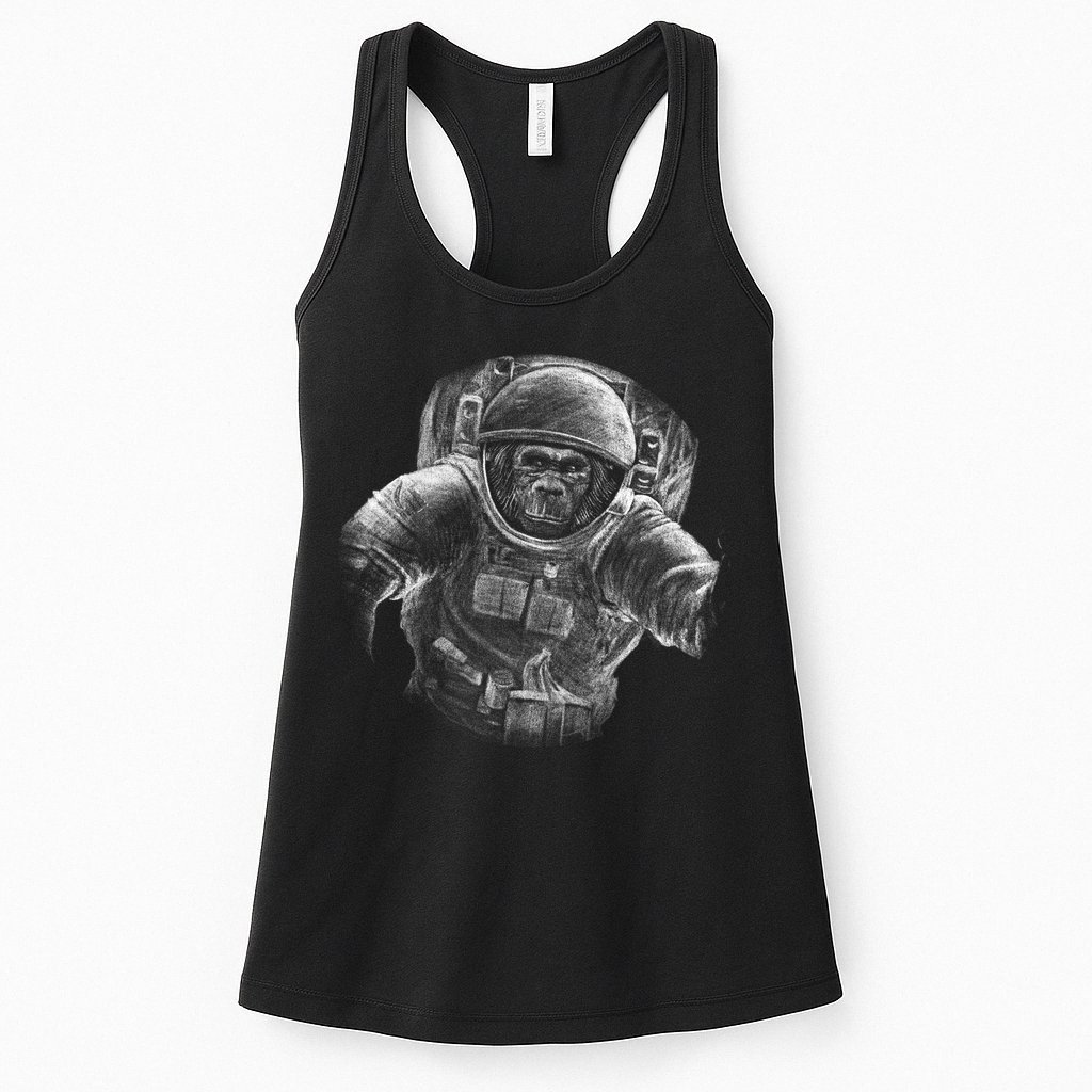 Ape To The Moon Womens Tank Top