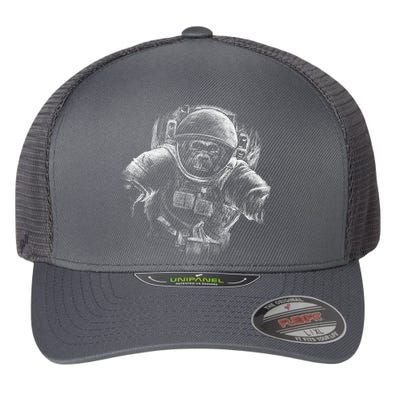 Ape To The Moon Flexfit Unipanel Trucker Cap