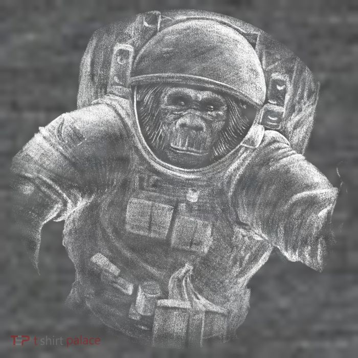 Ape To The Moon Poster