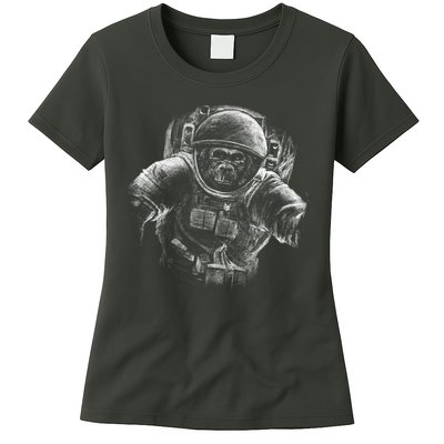 Ape To The Moon Womens T-Shirt