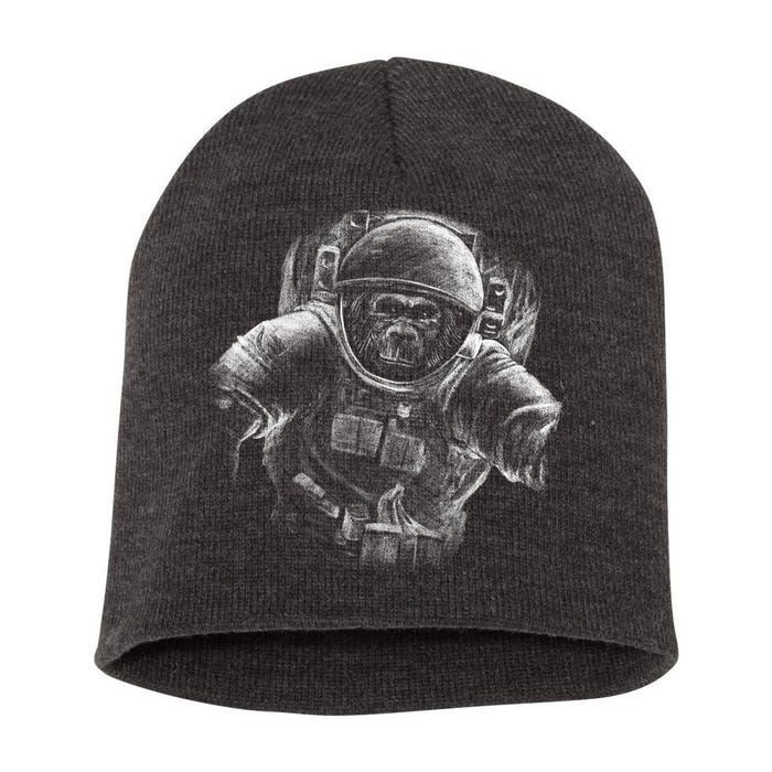 Ape To The Moon Short Acrylic Beanie