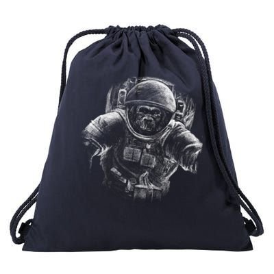 Ape To The Moon Drawstring Bag