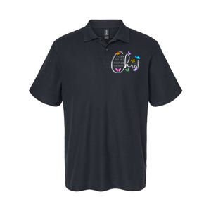 All Things Through Christ Faith Based Christian Graphic Softstyle Adult Sport Polo