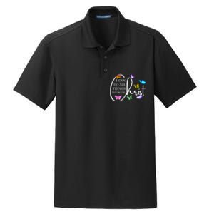 All Things Through Christ Faith Based Christian Graphic Dry Zone Grid Polo