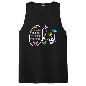 All Things Through Christ Faith Based Christian Graphic PosiCharge Competitor Tank