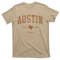 Austin Texas Tx Vintage Athletic Sports T-Shirt