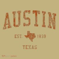 Austin Texas Tx Vintage Athletic Sports T-Shirt